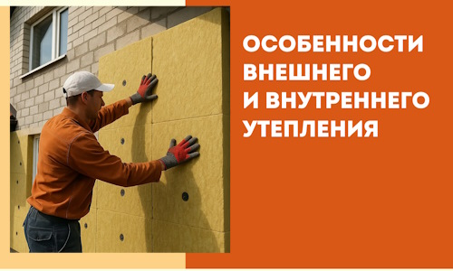 Какие особенности внешнего и внутреннего утепления в Дивногорске