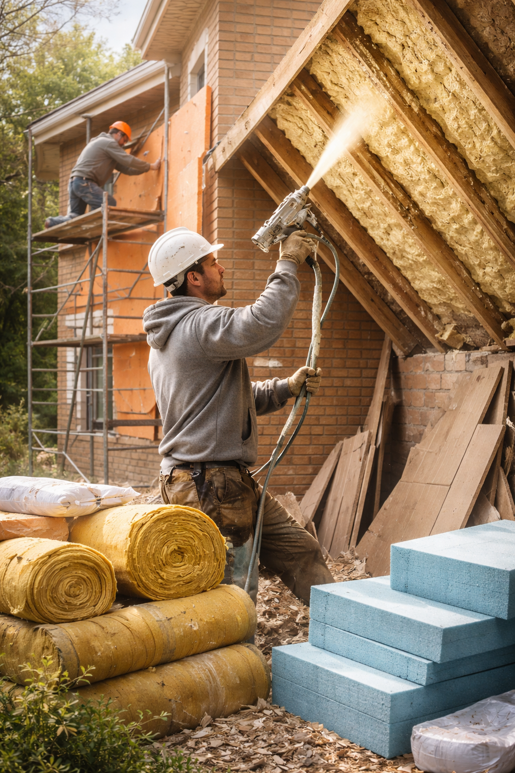 Утепление домов в Дивногорске под ключ от 4246 руб/м2 | Профессионально — ТепломастерДвн