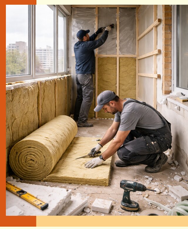 Утепление балкона под ключ в Дивногорске качественно и быстро